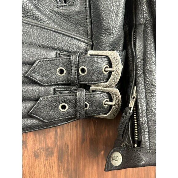 Orange County Choppers Power Trip Leather Jacket Black Signed Autographed Mikey - Picture 14 of 14